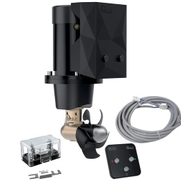 Комплект подруливающего устройства Quick 2.2кВт, 40кГс, 12В, 140мм с кабелем и пультом